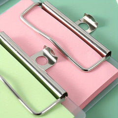 2pcs Mini Clipboard Notepads for Nurses and Office Workers - Durable