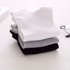 Teen's Solid Liner Anklets Socks - 5 Pairs
