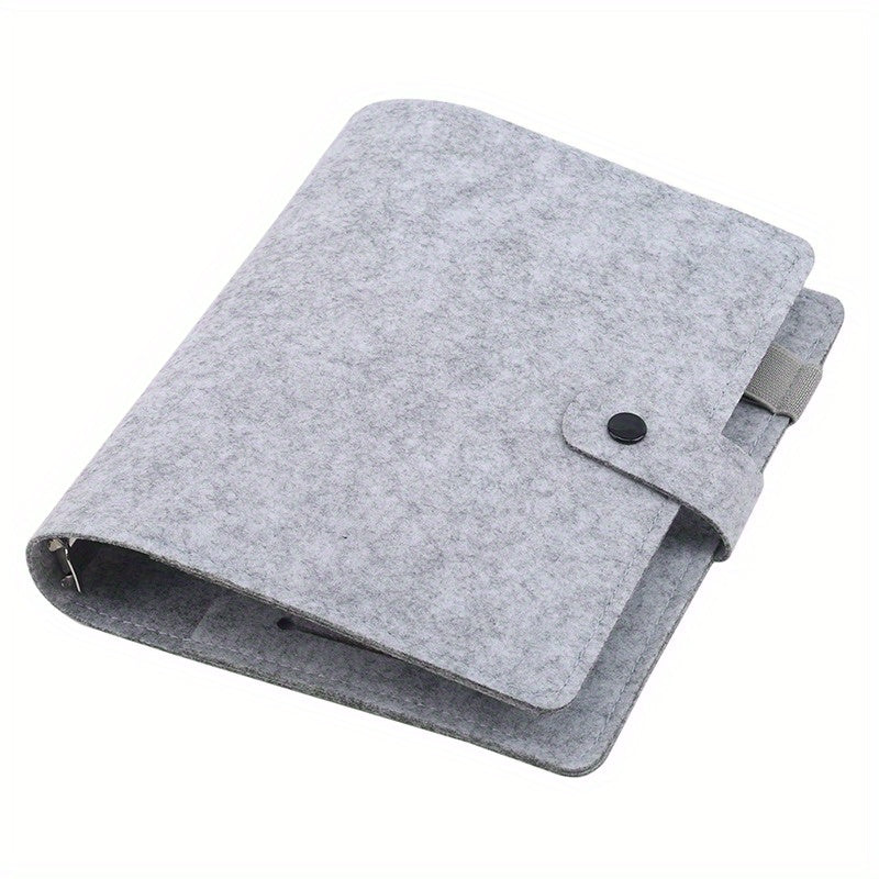 Felt 6 Hole Loose Leaf Notebook Diary Minimalist Style Journal Book