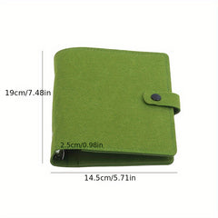 Felt 6 Hole Loose Leaf Notebook Diary Minimalist Style Journal Book