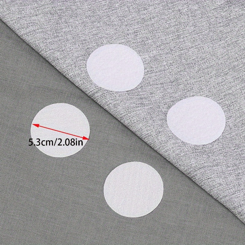15pcs Round Floor Mat Sticker Fastener for School Office and Home