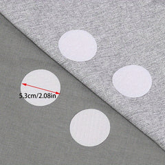 15pcs Round Floor Mat Sticker Fastener for School Office and Home