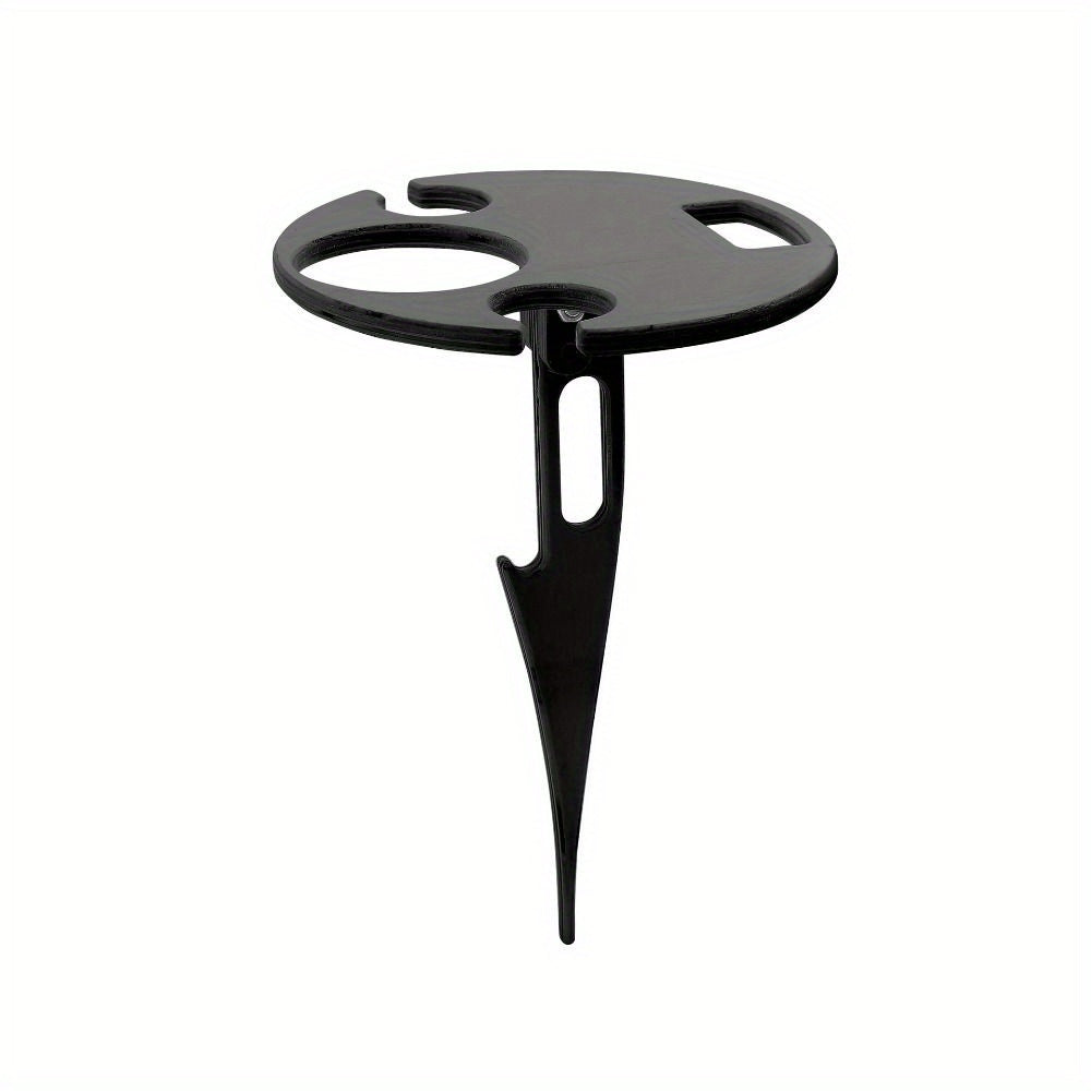 Portable Picnic Camping Wine Glass Holder Foldable Wooden Wine Rack