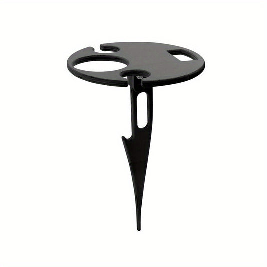 Portable Picnic Camping Wine Glass Holder Foldable Wooden Wine Rack