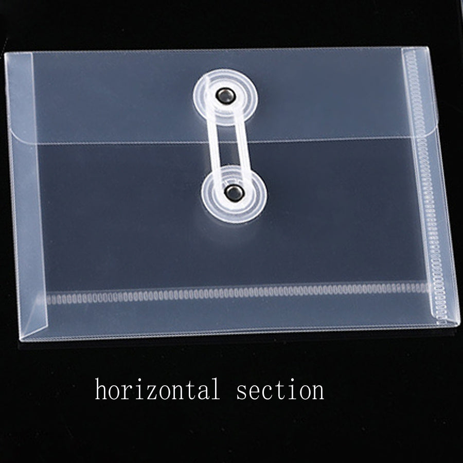 2pcs Waterproof Retro Stickers Crafts Storage Bags Visible & Portable