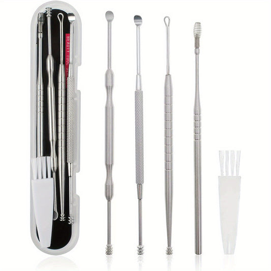 6pcs Ear Pick Set Ear Wax Removal Tool with Storage Case