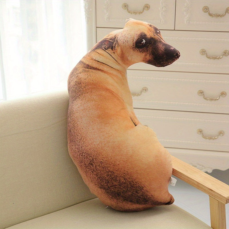 Simulated Dog Doll Pillow Plush Cushion Cartoon Dog Christmas Gift
