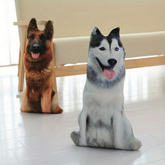Simulated Dog Doll Pillow Plush Cushion Cartoon Dog Christmas Gift