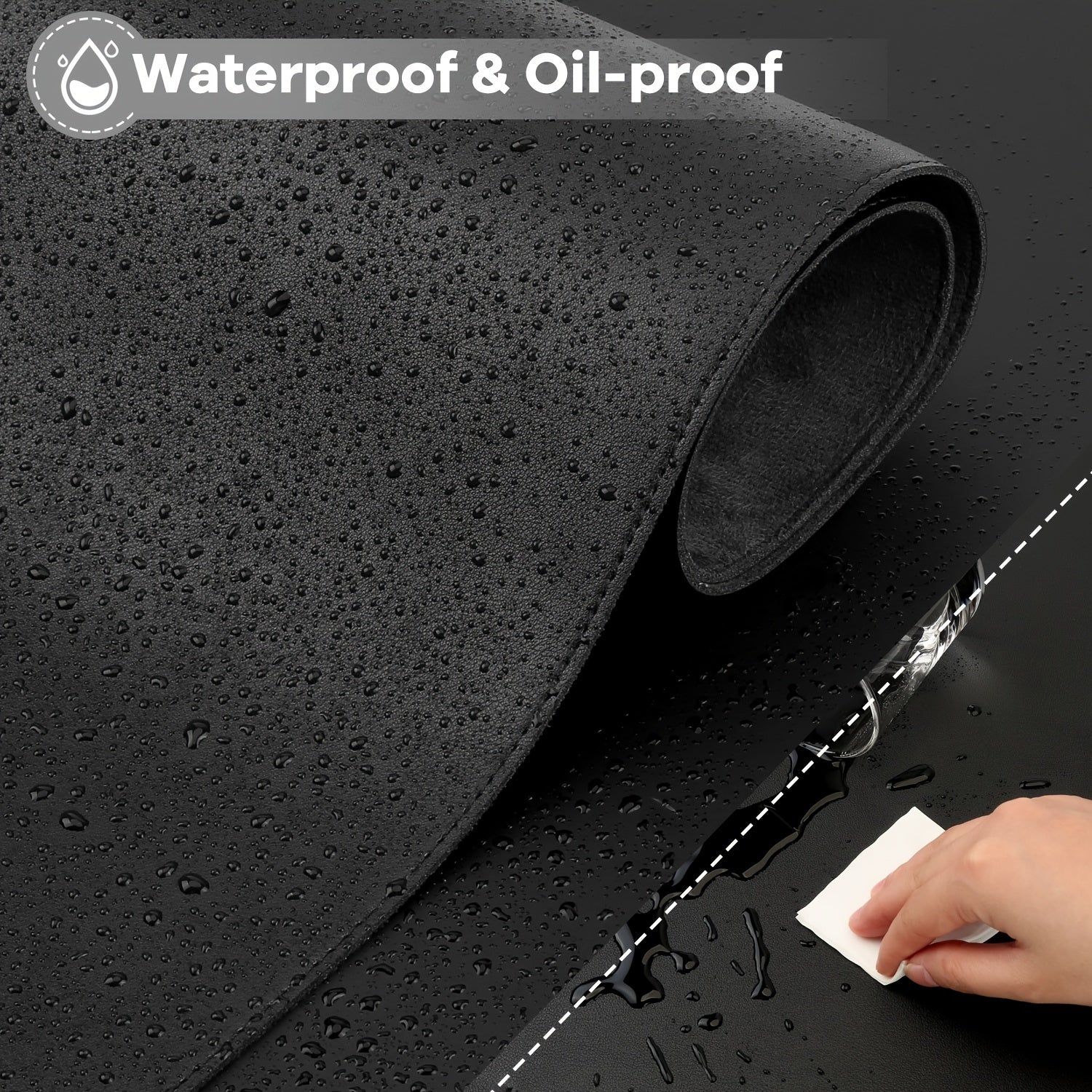 PU Desk Mat Office Desk Pad Protector Waterproof Mouse Mat