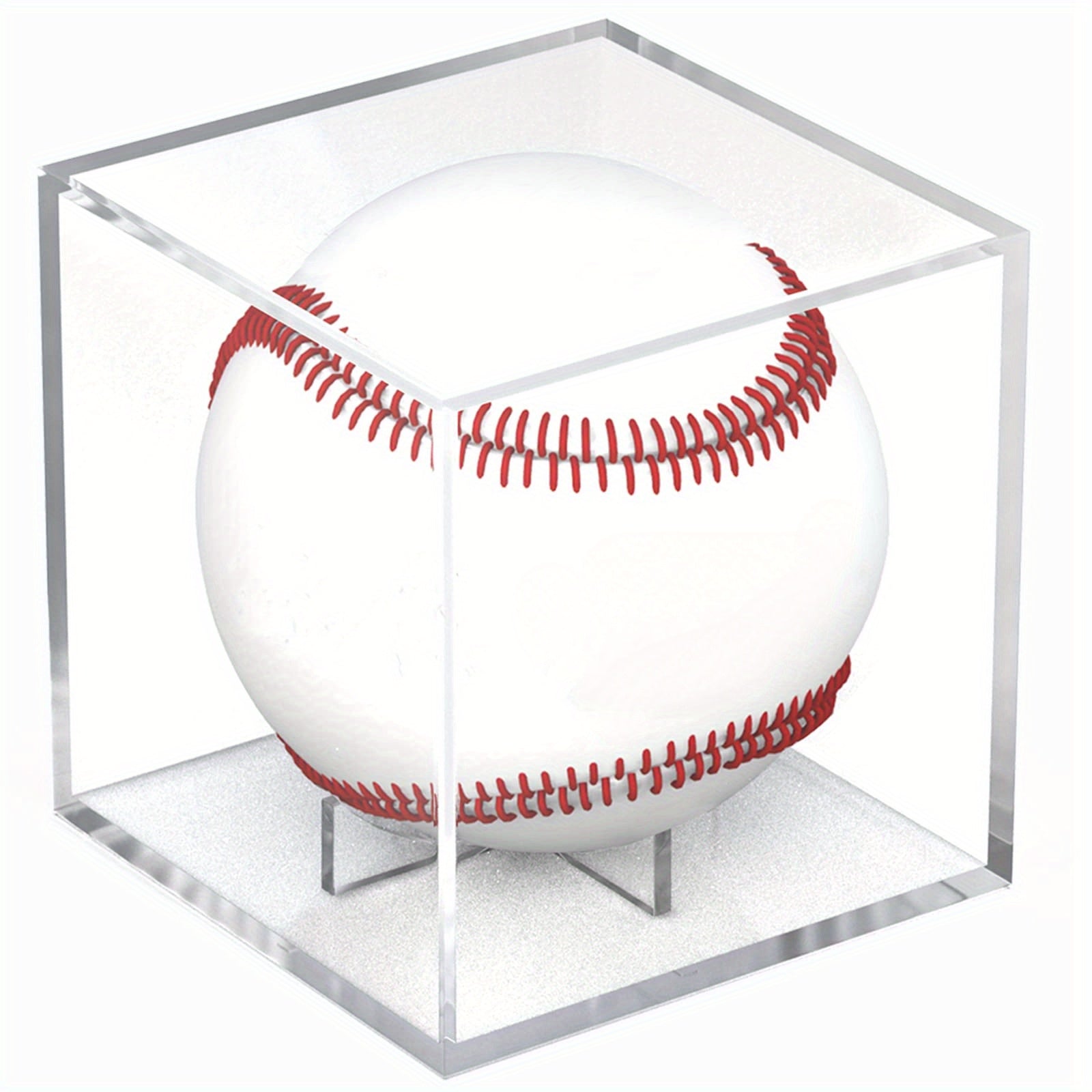 Baseball Holder Display Case Transparent Baseball Storage Box Fits Size Ball