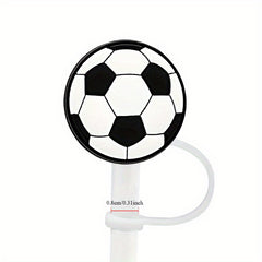 4pcs Ball Straw Tips Cover Leakproof Dustproof Silicone Straw Cap For 8mm Straw