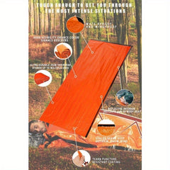 Portable Emergency Sleeping Bag Waterproof Lifesaving Warm Camping Hiking