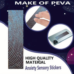 10pcs Waterproof Sensory Sticker Anxiety Stress Relief Calm Strip Fingertip