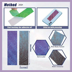 10pcs Waterproof Sensory Sticker Anxiety Stress Relief Calm Strip Fingertip