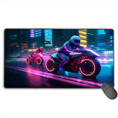 Sci-fi Motorcycle Mouse Pad Waterproof Non-slip Keyboard Pad