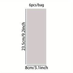 6pcs Literary Style Stickers Meeting Record Dressing Pattern for DIY Journal