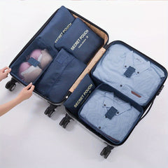 Waterproof Oxford Cloth Sleeping Bag Storage Bag 7 Piece Set
