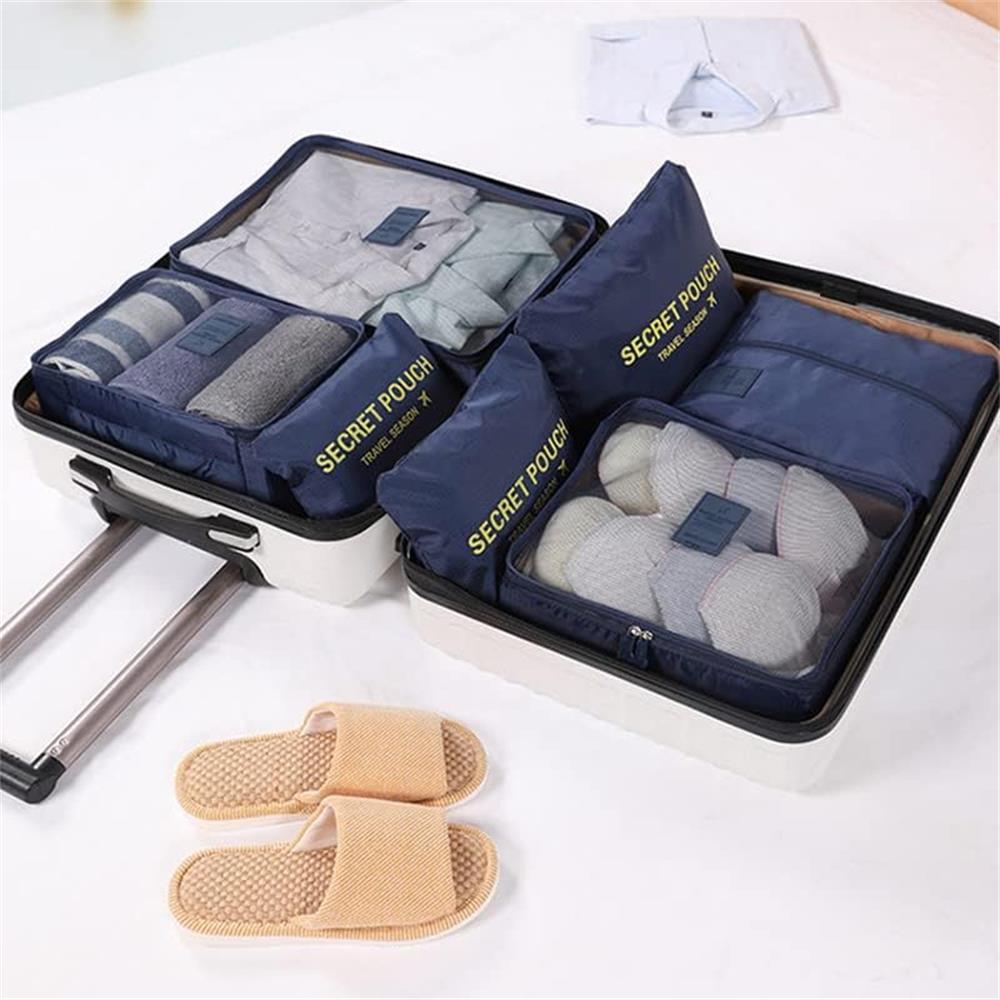 Waterproof Oxford Cloth Sleeping Bag Storage Bag 7 Piece Set