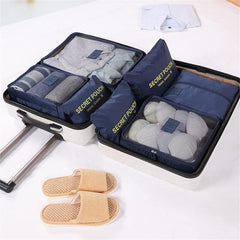 Waterproof Oxford Cloth Sleeping Bag Storage Bag 7 Piece Set