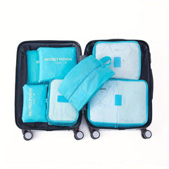 Waterproof Oxford Cloth Sleeping Bag Storage Bag 7 Piece Set