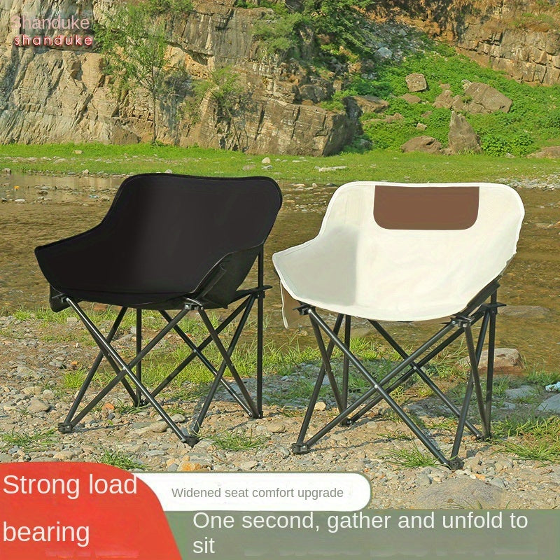 Moon Chair Camping Chair Outdoor Folding Chair Portable Fishing Beach Chair