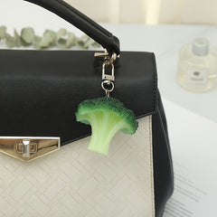 1pc Broccoli Keychain Pendant for Car Keys Backpacks Wallets