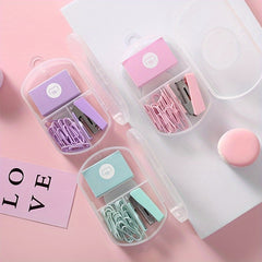 Macaron Mini Stapler & Student Stationery Combo Set