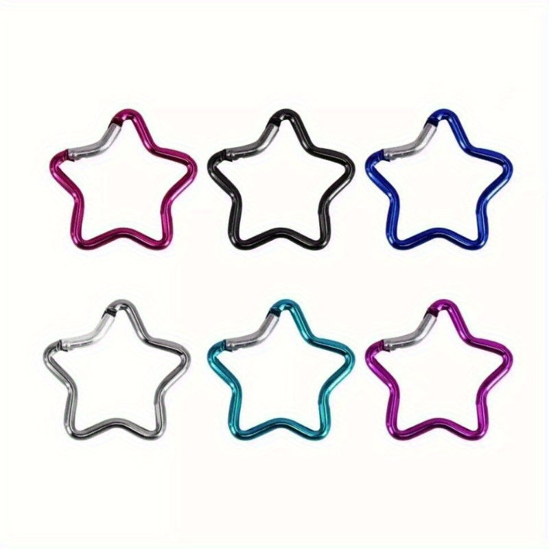 Aluminum Star Carabiner Clip Keyring Outdoor Accessory