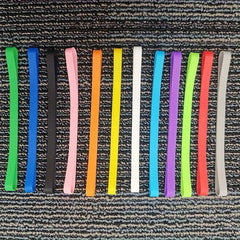 12pcs Elastic Rubber Wrapping Tape for Laptop Office Outdoor Equipment
