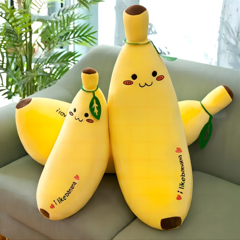 Soft Banana Pillows for Home, Novelty Cushions for Fun Touch