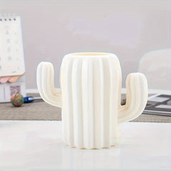Cactus Desktop Organizer Pencil Pen Holder Container Stationery
