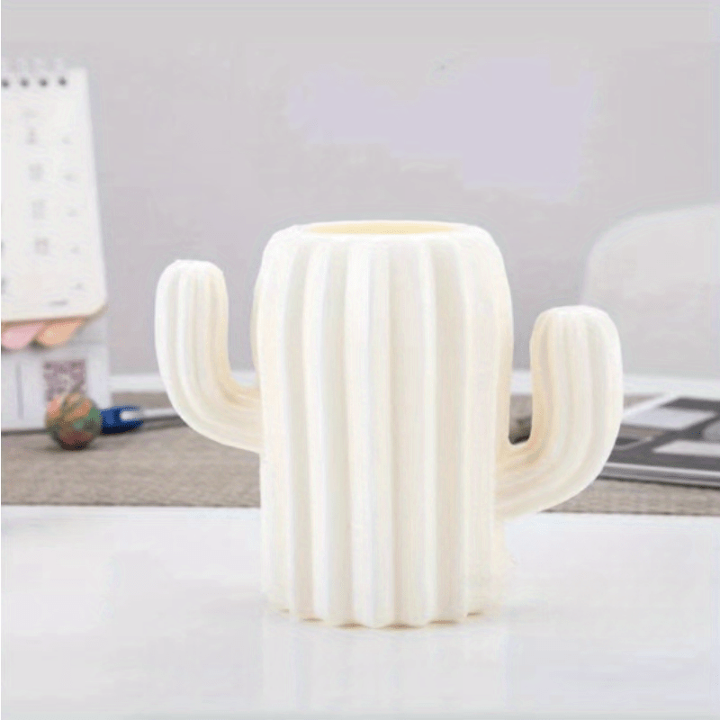 Cactus Desktop Organizer Pencil Pen Holder Container Stationery