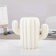 Cactus Desktop Organizer Pencil Pen Holder Container Stationery