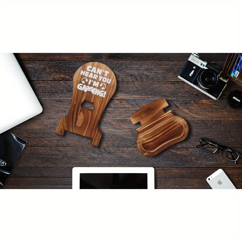 Wooden Headphone Stand for Gaming Headphones