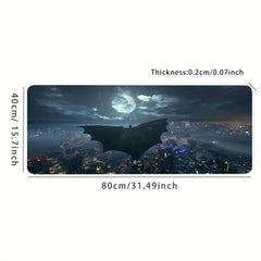 Large Moon Mouse Pad Non Slip Rubber Base Desk Mat