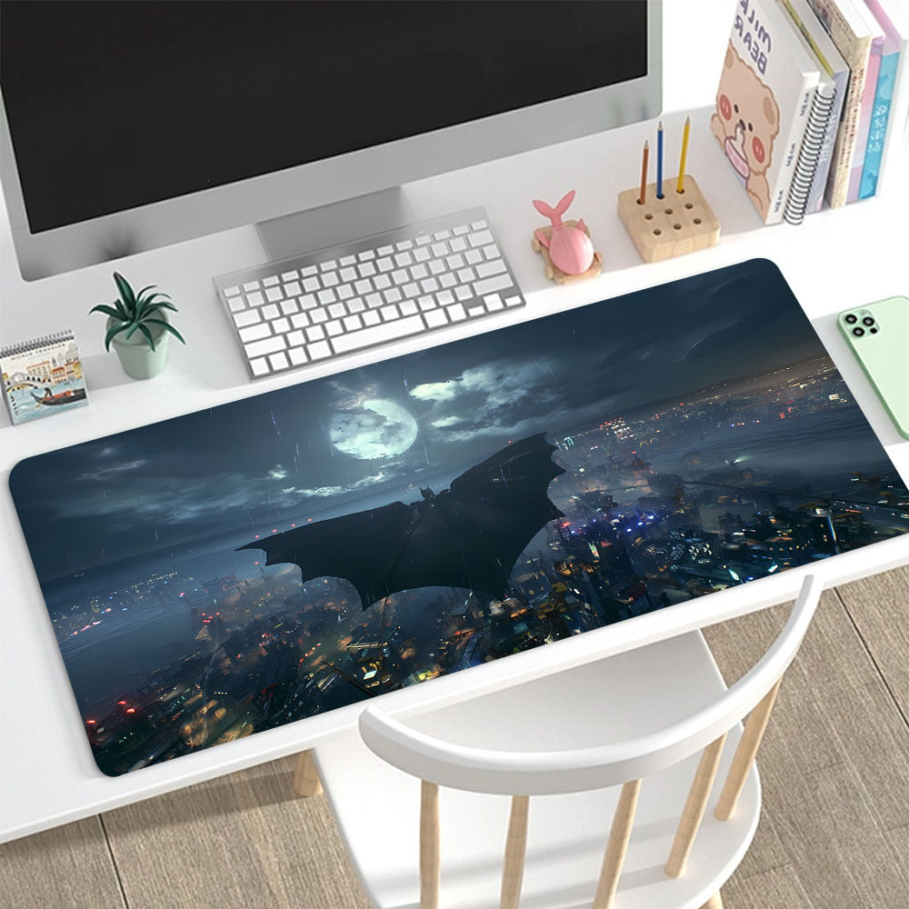 Large Moon Mouse Pad Non Slip Rubber Base Desk Mat