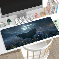 Large Moon Mouse Pad Non Slip Rubber Base Desk Mat