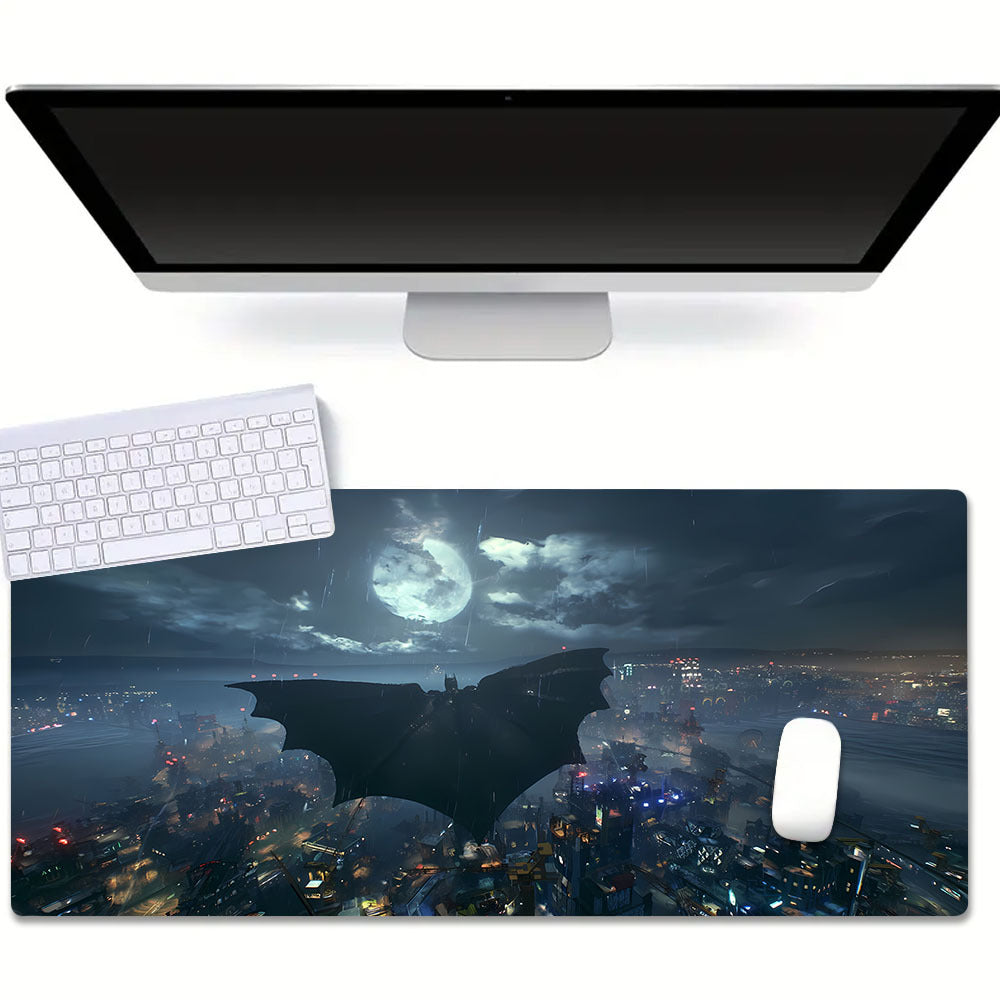 Large Moon Mouse Pad Non Slip Rubber Base Desk Mat