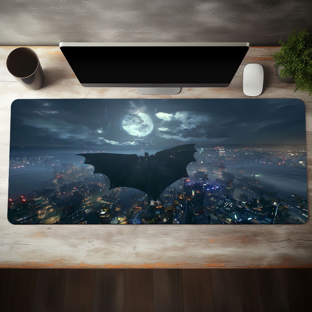 Large Moon Mouse Pad Non Slip Rubber Base Desk Mat
