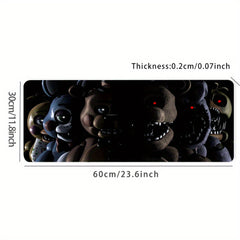 Scary Horror Game Mouse Pad Large Desk Mat Gaming Rectangle Desk Pad