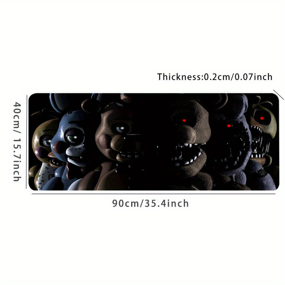 Scary Horror Game Mouse Pad Large Desk Mat Gaming Rectangle Desk Pad