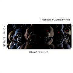 Scary Horror Game Mouse Pad Large Desk Mat Gaming Rectangle Desk Pad