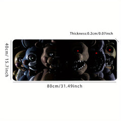 Scary Horror Game Mouse Pad Large Desk Mat Gaming Rectangle Desk Pad