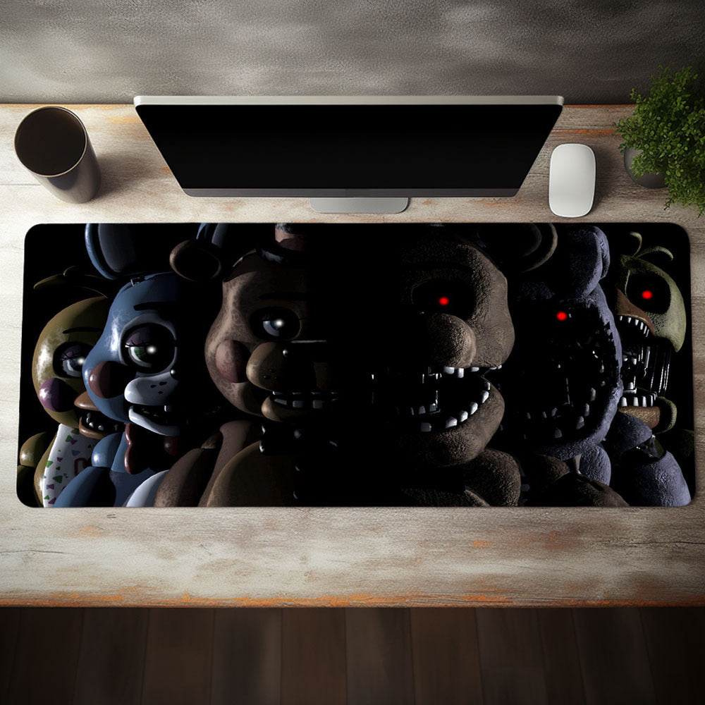Scary Horror Game Mouse Pad Large Desk Mat Gaming Rectangle Desk Pad