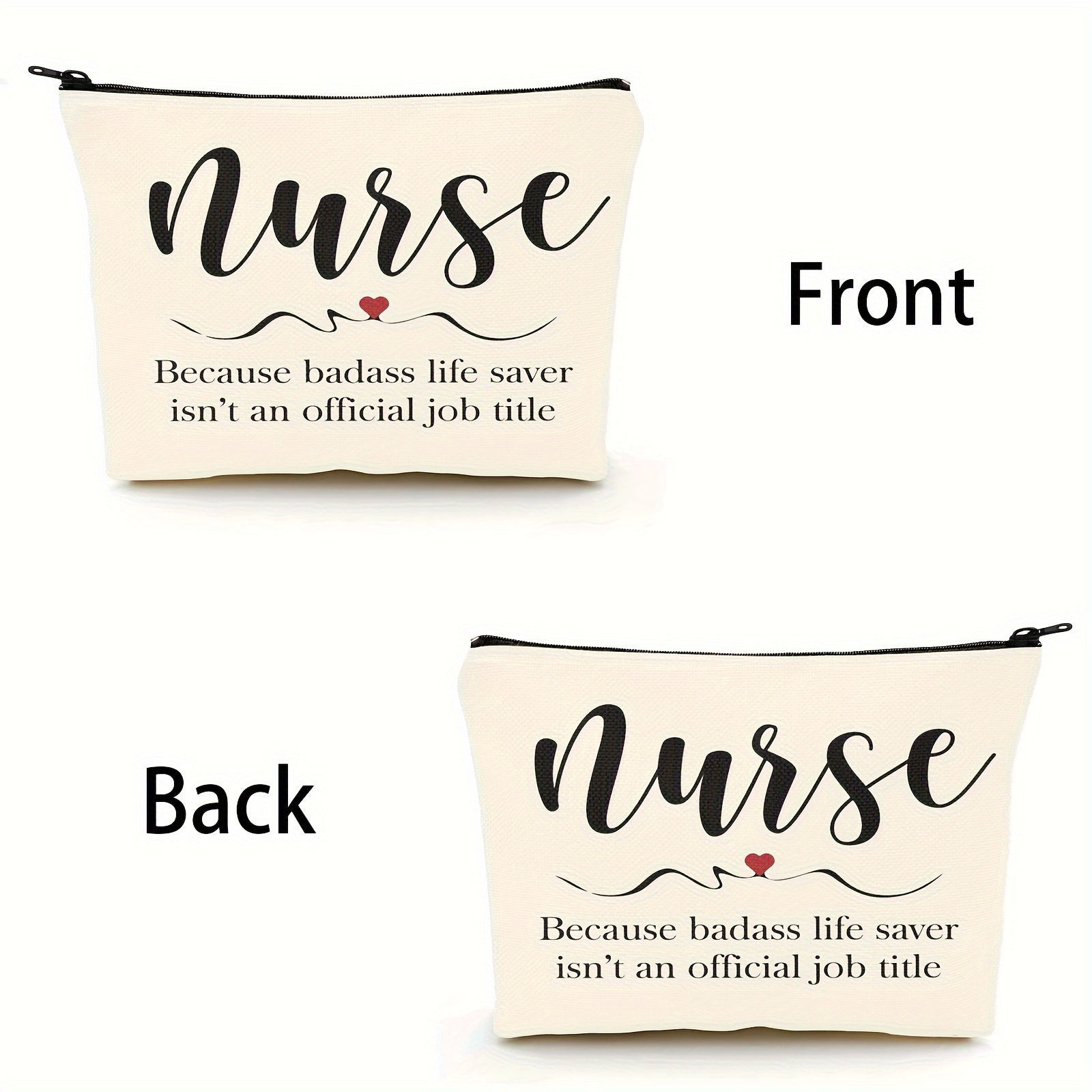 Waterproof Nurse Life Saver Cosmetic Bag