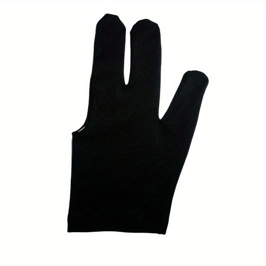 10pcs Billiards Three Finger Gloves Left Right Universal Elastic Snooker Bil