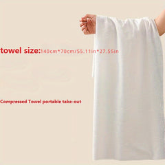 1pc Compressed Towel Portable Mini Towel for Travel Camping Hotel