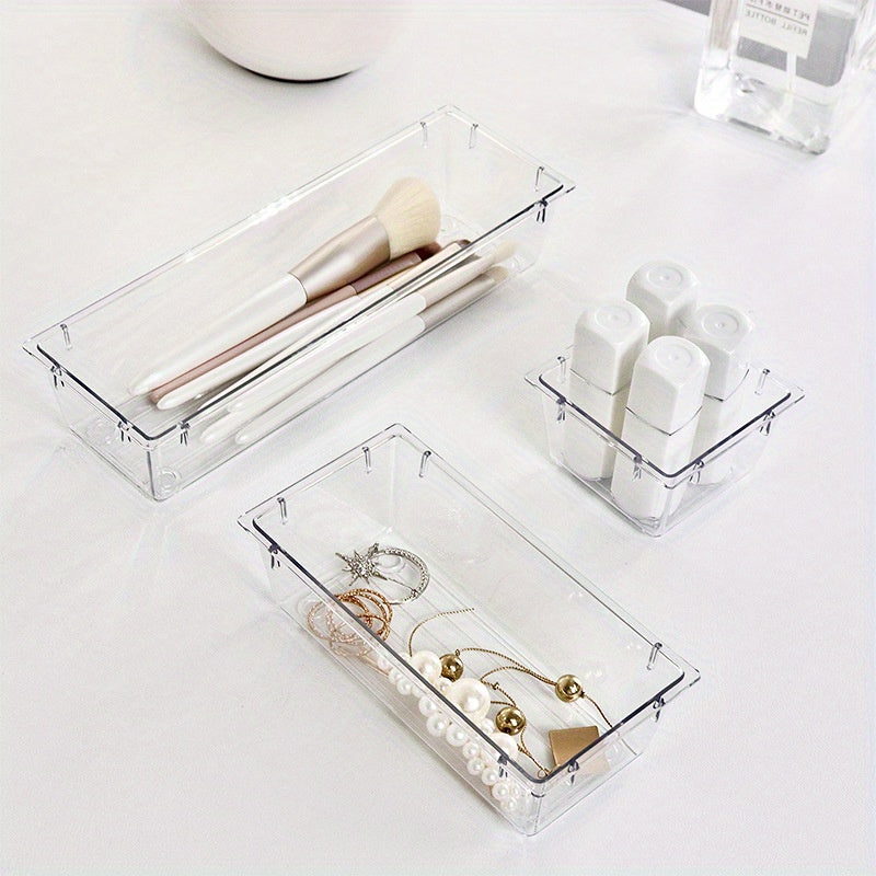 Plastic Drawer Storage Box Divider Narrow Stationery Book