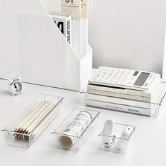 Plastic Drawer Storage Box Divider Narrow Stationery Book