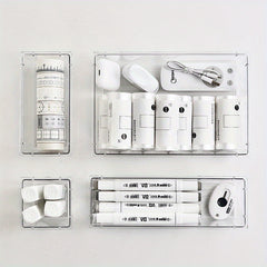 Plastic Drawer Storage Box Divider Narrow Stationery Book